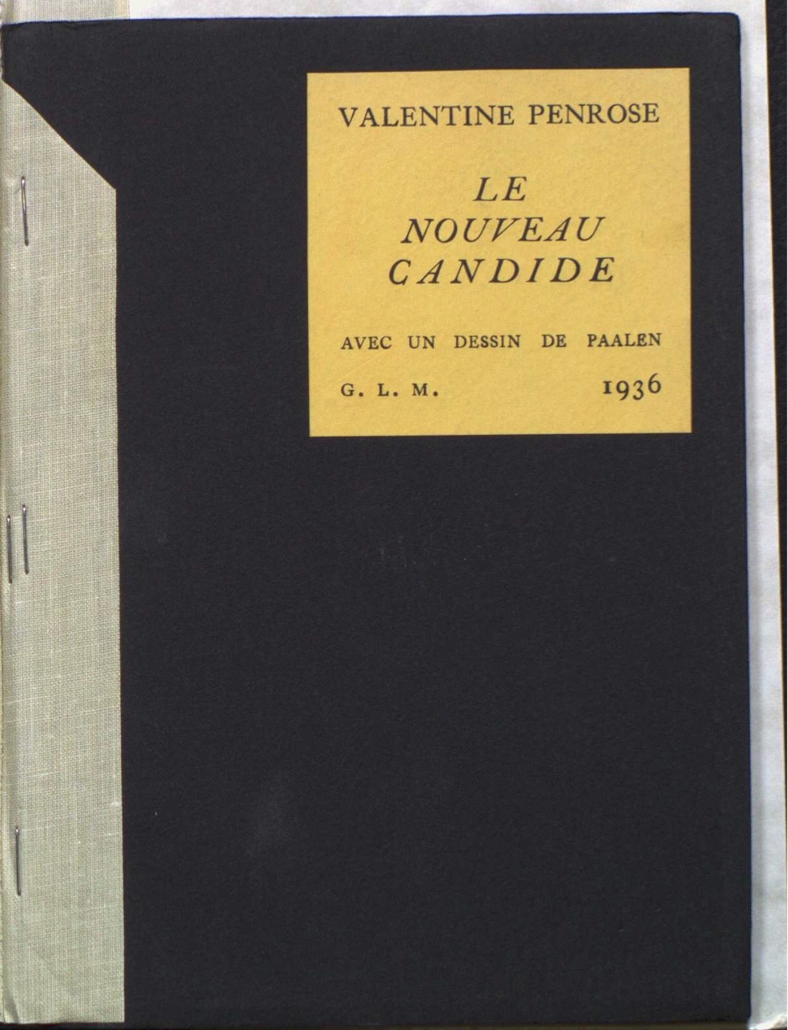 Valentine Penrose, <br /><em>Le Nouveau Candide</em>, 1936
